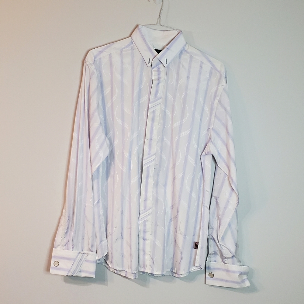Christopher Wicks  Button Down Down Dress Shirt